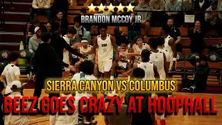 Brandon Mccoy and Maximo Adams go off and blow out Columbus HS at HoopHall!