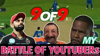Battle of YouTubers rc20 | RC GAMING TECH vs SPINATTACK Back | ranked MATCH REAL CRICKET 20 | rc 20