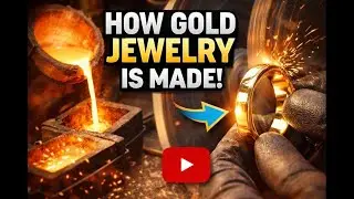 How gold jewelry is made ! | Factory Insight #gold #factory #ai