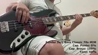 Comparativo Jazz Bass - SX Vintage (old series) vs Squier Affinity vs Fender Classic 70s MIM
