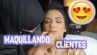Maquillando Cliente VLOG - lamusu