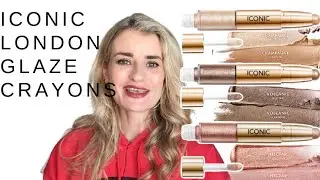 Обзор и мастер-класс по двухсторонним теням для век Iconic London Blaze Crayon: Нектар, Шампанское и Вулканический