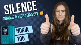 Nokia 105 -  How to turn off the sound & vibration &bull; 📱 &bull; 📳 &bull; 🤫 &bull; Tutorial