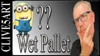 Wet Pallet ??, Acrylic painting for beginners,#clive5art