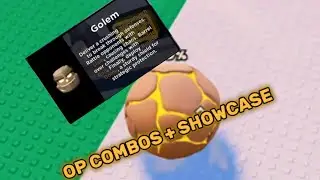 GOLEM SHOWCASE + OP COMBOS TUTORIAL, BEGINNER TO IMPOSSIBLE - Project Smash