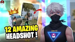 AMEZING 12 HEADSHOTS  ☠️ by TG Vishal VHB | free fire Max 