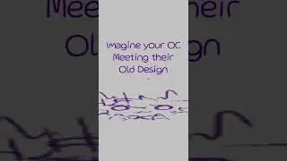 OC Meeting their Old Design Trend (feat. my Fursona)