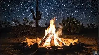 Night Nature Meditation | Mindfulness Ambience | Anxiety Relief | Bond Fire