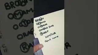 What is your spirit name ?? #funny #comedy #jokes #calligraphy #stationery #youtubeshorts #art #yt