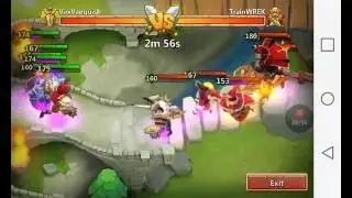 Treantaur, and Grimfiend VS Ghoulem and Skull knight in crazy epic fight