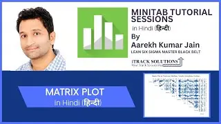 #minitab tutorial in #hindi (#Hindi):How to draw #matrix plot in #minitab (#Hindi)