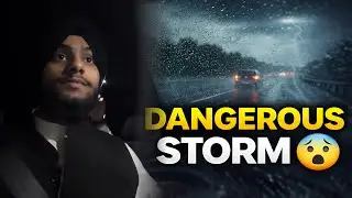 Stormy Road Trip Michigan to Wisconsin | Saw Many Accidents | JSP Vlog