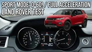 Land Rover Discovery Sport 0-60 mph 0-100 km/h (Eco Vs Sport) HSE Luxury 2.0 TD4 180bhp