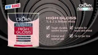 Crown Contract Paint Range