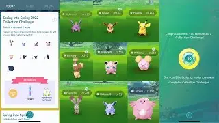 Spring Into Spring 2022 Collection Challenge Pokemon GO