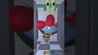 Mr. Krabs farts in the toilet (Funny memes) 😂😂#13bff #memes
