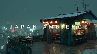 Tokyo Night Lofi Winter | Chill Rainy City Ambience ~ Cozy Japan Beats & Study