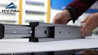 Aluminum super heavy duty drawer slides, the loading capacity can be 1000kg for the drawer slides.