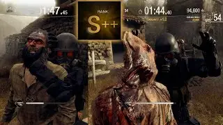 Resident Evil 4 Remake - Hunk Gameplay Mercenaries S++ Rank | Village