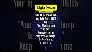 Short Night Prayer Before Sleep🙏 #nightprayer #gospel #lovejesuschrist #jesus #prayer #bibleverse