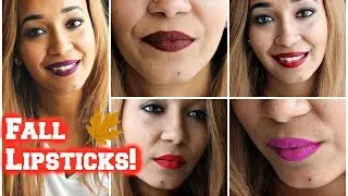 Fall Lipsticks- ColourPop Ultra Matte Swatches! | Kym Yvonne