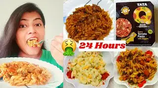 I Ate Pasta for 24 Hours | Pasta Eating Challenge for 24 Hours | Lets Try Out