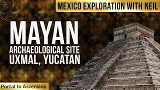 Mayan Archaeological Site Uxmal, Yucatan Mexico Exploration with Neil