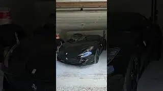Ferrari 812 Superfast Tinted at Customers Home Garage | Mobile Window Tinting Service