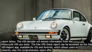 Free vin report for motorcycle &middot; free motorcycle vin check decoder. there is a significa