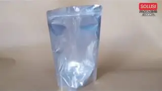 VIDEO 108 STANDING POUCH KOMBINASI WARNA SILVER 18X29 KPACK TRANSMETZ 1100Z KEMASAN 1KG 1000G