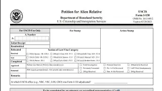 How to fill out Form  I-130, Petition For Alien Relative