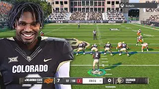 College Football 25 Colorado vs Oklahoma State Gameplay