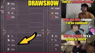 Shanks, Sliggy and TMV react to VCT CHAMPS PARIS 2025 DRAWSHOW