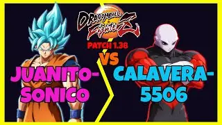 DBFZ | JUANITOSONICO vs CALAVERA5506 (Blue Goku, Blue Vegeta, Trunks vs Jiren, Gogeta Blue, Krillin)