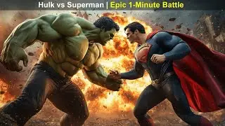 Hulk vs Superman | Epic 1-Minute Superhero Battle Story | Short Film