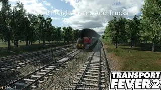 More Freight Trains & Trucks | Race To The North Transport Fever 2