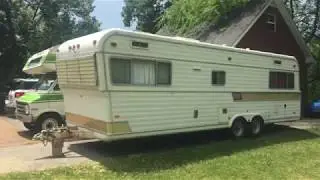 '73 Holiday Rambler Installing New Roof Vent Covers