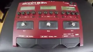 Yeni bas gitar proses&ouml;r&uuml;m Zoom B3n ve hobi odam / MyDukkan Alışverişi