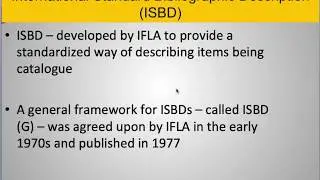 1. Introduction of ISBD