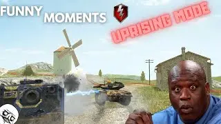 Wot Blitz - Uprising Mode Funny Moments