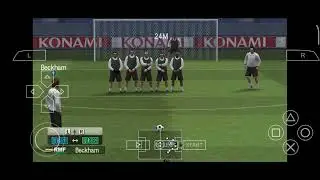 Free kick pisang ala Beckham || PES 6 PSP