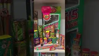 Nemesis 30 piece firework selection by Spook Fireworks - AVAILABLE AT MIDDLETON FIREWORK SHOP