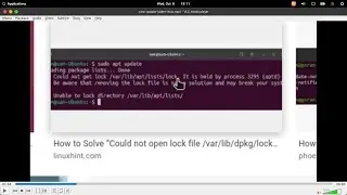 cara update paket linux