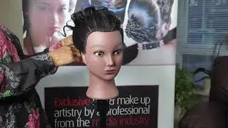 HOW TO DO THE CENTRE MESSY BUN  BRIDAL HAIRSTYLE TRAINING 2020-2021