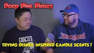 Trying Disney Inspired Candle Scents with Chris Grace!