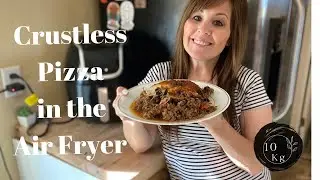 Crustless Pizza in the Air Fryer! READY IN 10 MIN | Mom of 10