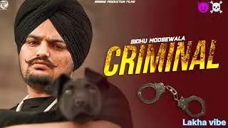 Criminal || official song|| sidhu moosewala ||panjabi song