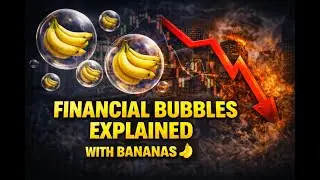 Financial Bubbles Explained with Bananas 🍌 | How Markets Crash & Fool Everyone