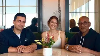The Cane Cutter: Director Eubulus Timothy with the Main Actors Movie Kajal Lutch and Razeen Dada