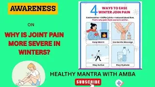 Why is joint pain more severe in winters?